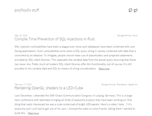 Tablet Screenshot of polyfloyd.net